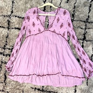 Free people lilac tunic